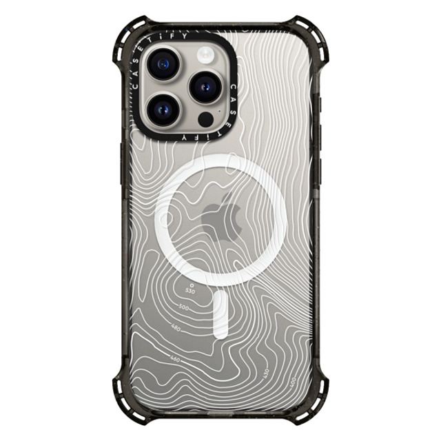 CASETiFY iPhone 15 Pro Max ケース ブラック バウンスケース nature,Pattern nature,Pattern Topography Map Back to School CASETiFY iPhone 15 Pro Max ケース ブラック バウンスケース nature,Pattern nature,Pattern Topography Map Back to School