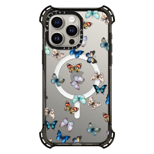 CASETiFY iPhone 15 Pro Max Case Black バウンスケース Animal Animal Noir Butterfly Back to School CASETiFY iPhone 15 Pro Max Case Black バウンスケース Animal Animal Noir Butterfly Back to School