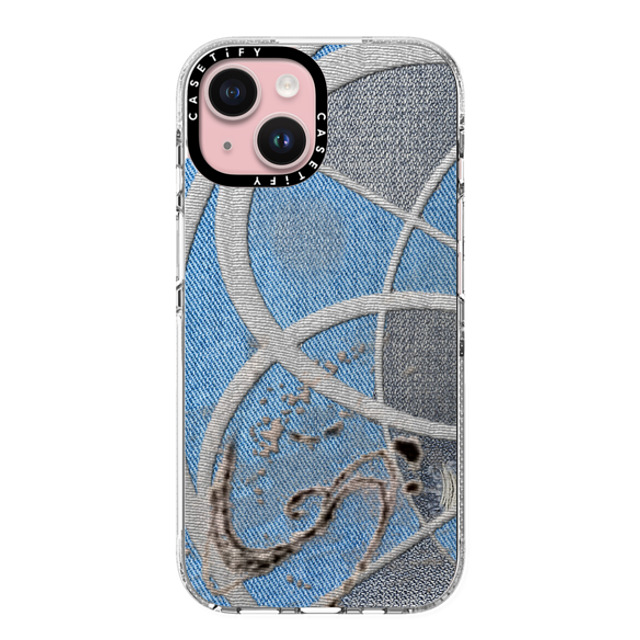 CASETiFY iPhone 15 Case クリア クリア ケース MagSafe対応 Surrealism Surrealism Cyber Denim Father's Day CASETiFY iPhone 15 Case クリア クリア ケース MagSafe対応 Surrealism Surrealism Cyber Denim Father's Day