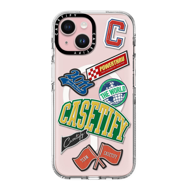 CASETiFY iPhone 15 ケース クリア クリア ケース MagSafe対応 Y2K CASETiFY University