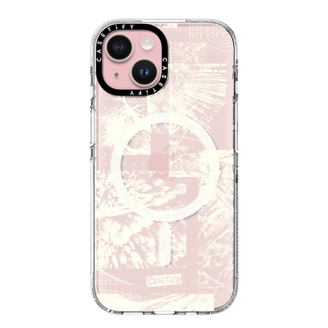 CASETiFY iPhone 15 ケース クリア クリア ケース MagSafe対応 nature Dark Forest