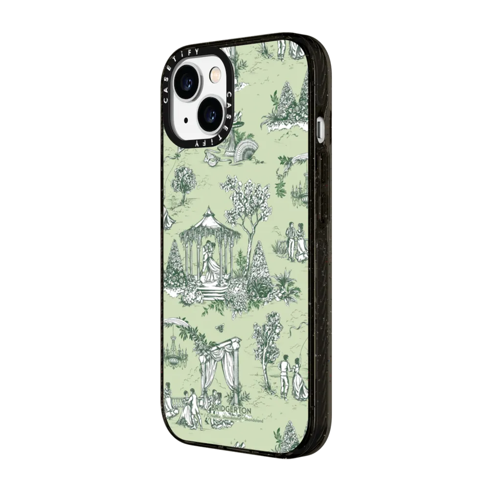 Impact iPhone 15 Case MagSafe Compatible - Bridgerton Tolie Pattern Case