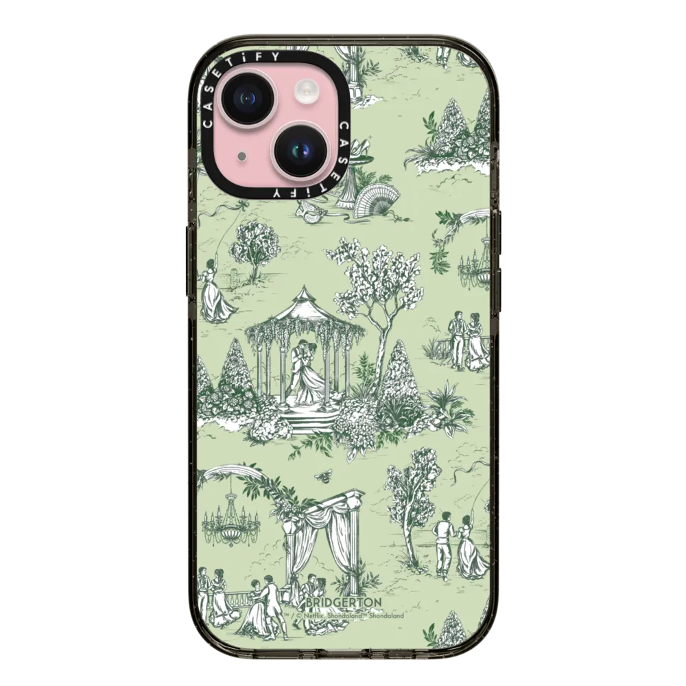 Impact iPhone 15 Case MagSafe Compatible - Bridgerton Tolie Pattern Case
