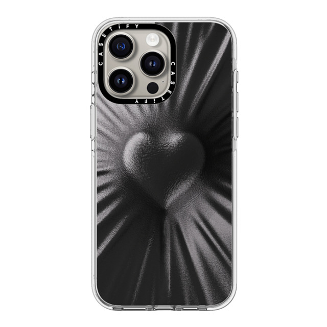 CASETiFY iPhone 15 Pro Max ケース クリア クリア ケース MagSafe対応 Y2K Leather Heart