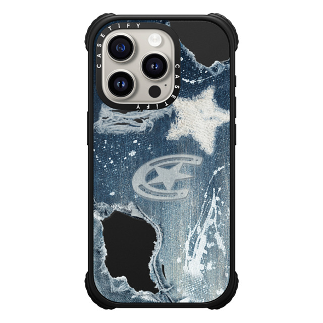 CASETiFY iPhone 15 Pro Case Matte Black ウルトラ インパクトケース MagSafe 対応 Pattern Pattern Denim Father's Day CASETiFY iPhone 15 Pro Case Matte Black ウルトラ インパクトケース MagSafe 対応 Pattern Pattern Denim Father's Day