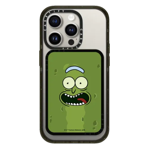 Snappy Cardholder Stand - Pickle Rick Snappy Cardholder Stand