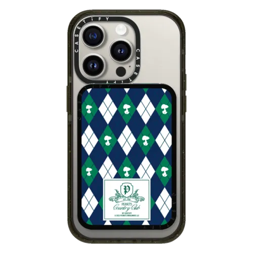 Snappy Cardholder Stand - Peanuts Argyle Pattern Snappy Cardholder Stand