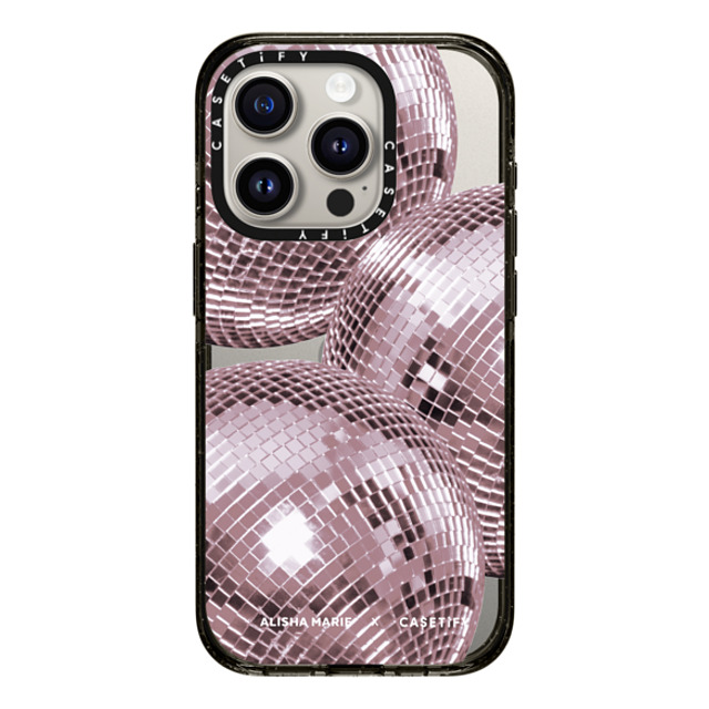 CASETiFY iPhone 15 Pro ケース ブラック インパクトケース Alisha Marie Disco Baby Case casetify