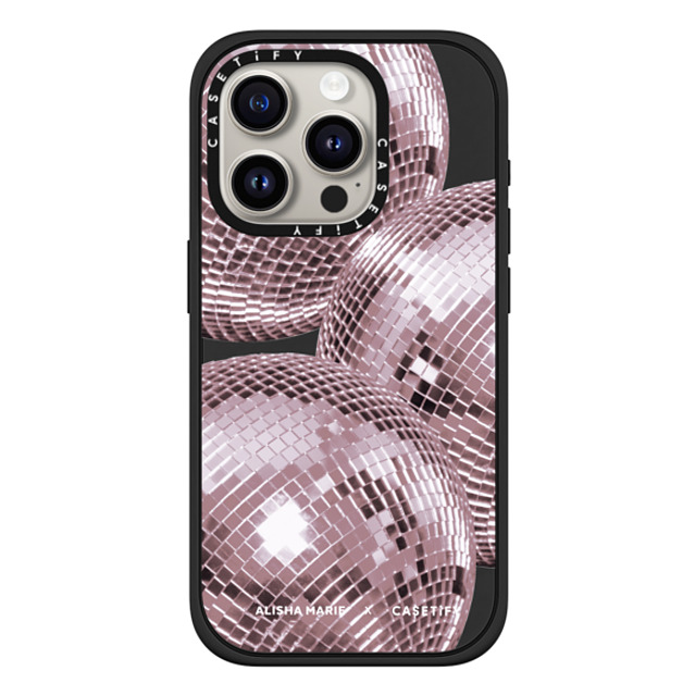 CASETiFY iPhone 15 Pro ケース マットブラック インパクトケース MagSafe対応 Alisha Marie Disco Baby Case casetify