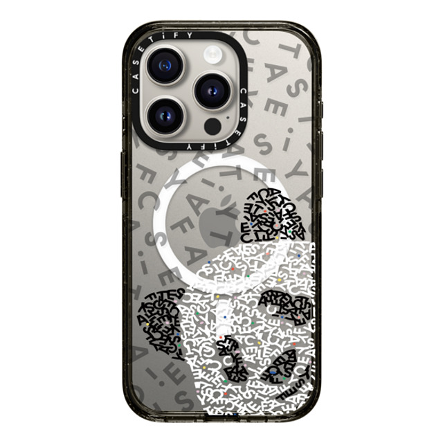 CASETiFY iPhone 15 Pro Case Black Impact Case MagSafe Compatible Hi! Panda! casetify Mother's Day CASETiFY iPhone 15 Pro Case Black Impact Case MagSafe Compatible Hi! Panda! casetify Mother's Day