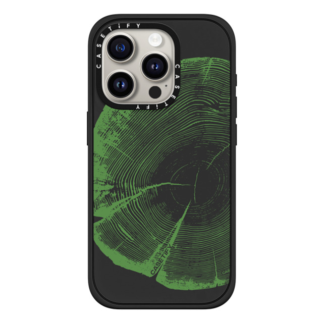 CASETiFY iPhone 15 Pro ケース マットブラック インパクトケース MagSafe対応 nature nature Tree Rings Mother's Day CASETiFY iPhone 15 Pro ケース マットブラック インパクトケース MagSafe対応 nature nature Tree Rings Mother's Day