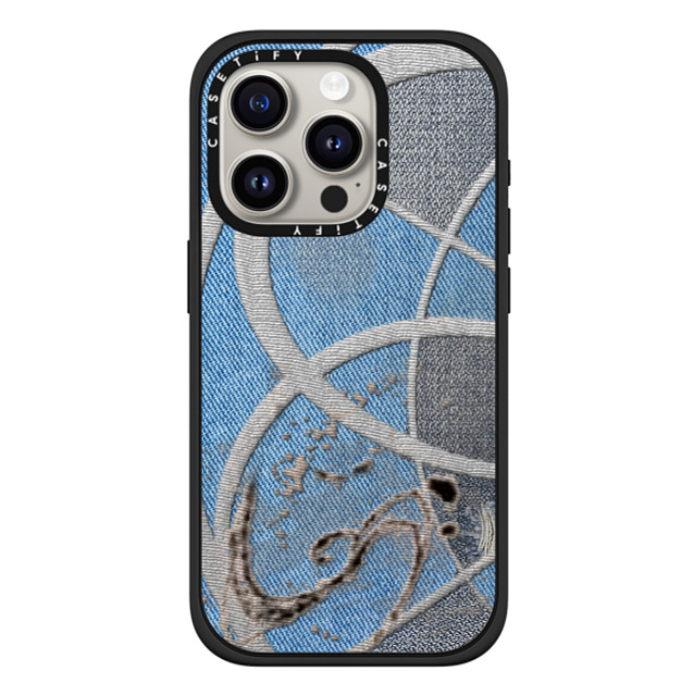 CASETiFY iPhone 15 Pro Case マットブラック インパクトケース MagSafe対応 Surrealism Surrealism Cyber Denim Father's Day CASETiFY iPhone 15 Pro Case マットブラック インパクトケース MagSafe対応 Surrealism Surrealism Cyber Denim Father's Day