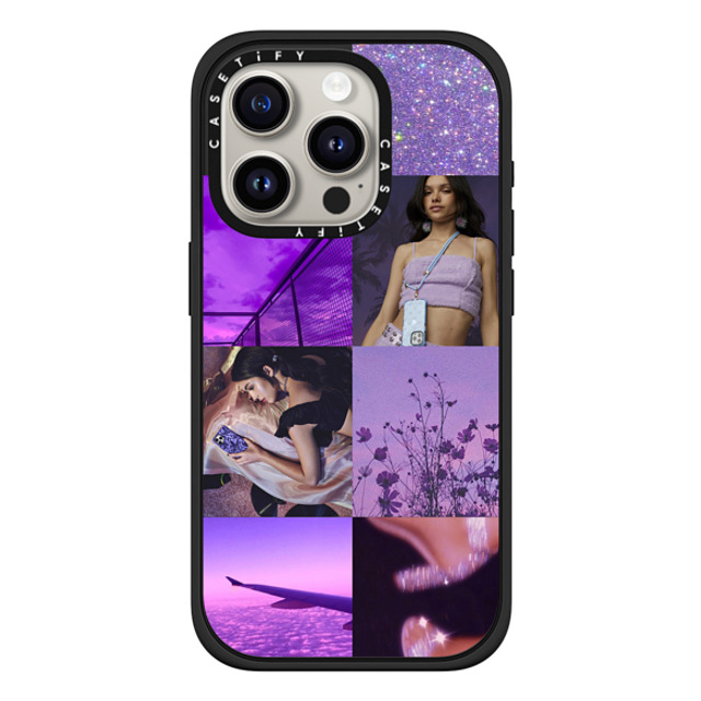 CASETiFY iPhone 15 Pro ケース マットブラック インパクトケース MagSafe対応 Custom Photo Grid Case casetify