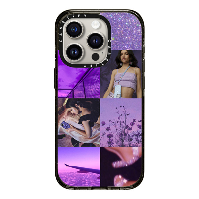 CASETiFY iPhone 15 Pro ケース ブラック インパクトケース Custom Photo Grid Case casetify