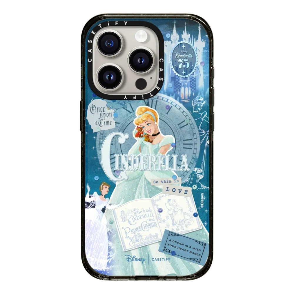 強悍防摔手機殼 - Cinderella's 75th Vintage Scrapbook Case