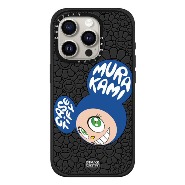 Takashi Murakami MR DOB x CASETiFY iPhone 15 Pro �P�[�X �}�b�g�u���b�N �C���p�N�g�P�[�X MagSafe�Ή� DOB, AND THEN (BLUE) CASE