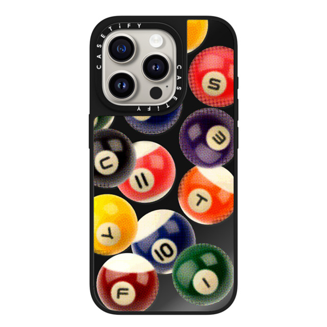 CASETiFY iPhone 15 Pro ケース Black on Black ミラーケース MagSafe対応 Sport Sport Billiard Back to School CASETiFY iPhone 15 Pro ケース Black on Black ミラーケース MagSafe対応 Sport Sport Billiard Back to School