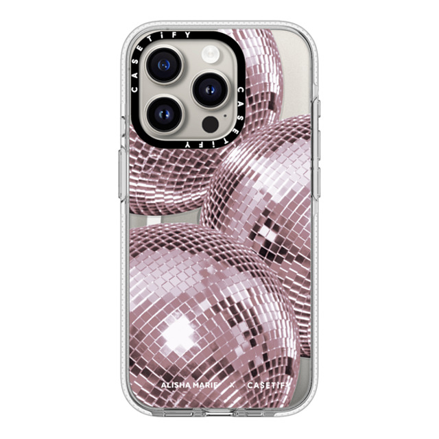 CASETiFY iPhone 15 Pro ケース クリア クリア ケース MagSafe対応 Alisha Marie Disco Baby Case casetify