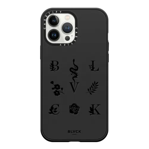 iPhone 13 Pro Max - BLVCK Floral Logo Case