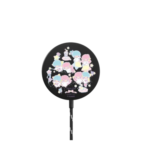   - Little Twin Stars 50th Anniversary Sticker Magnetic Wireless Charger