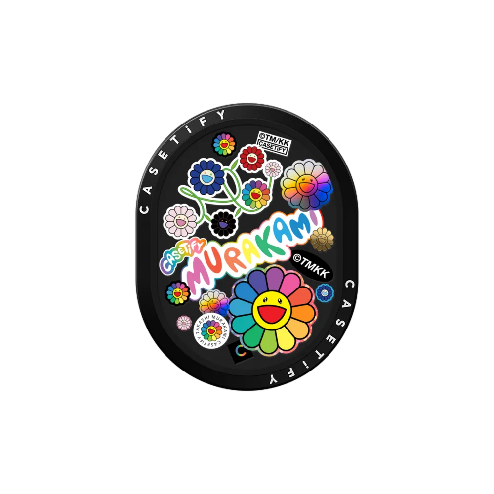 Wireless Car Charger MagSafe Compatible  - FLOWERS STICKER MANIA POWERTHRU WIRELESS CAR CHARGER