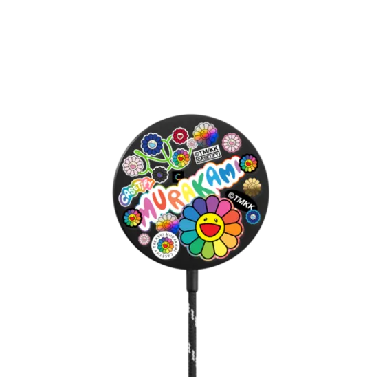 Magnetic Wireless Charger MagSafe Compatible - FLOWERS STICKER MANIA MAGNETIC WIRELESS CHARGER