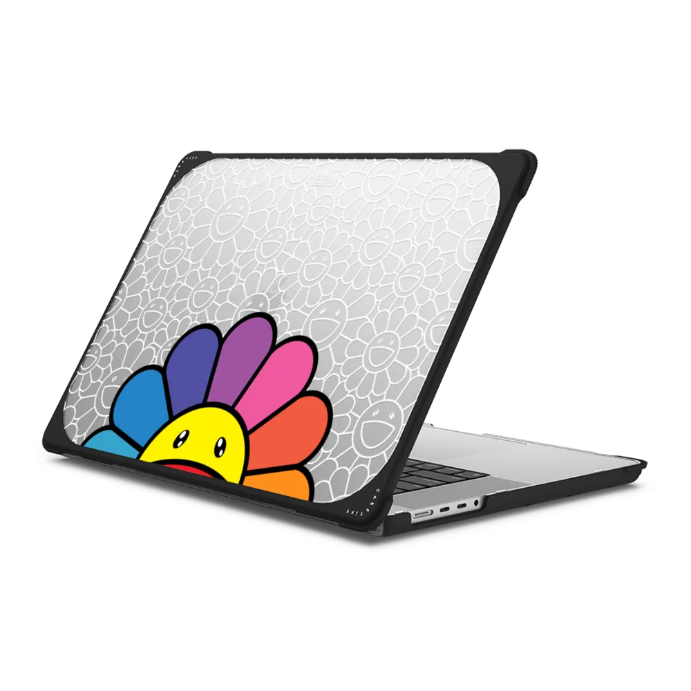 Bounce MacBook Pro 16-inch (M1 - M4) Case - SMILE (RAINBOW) LAPTOP CASE