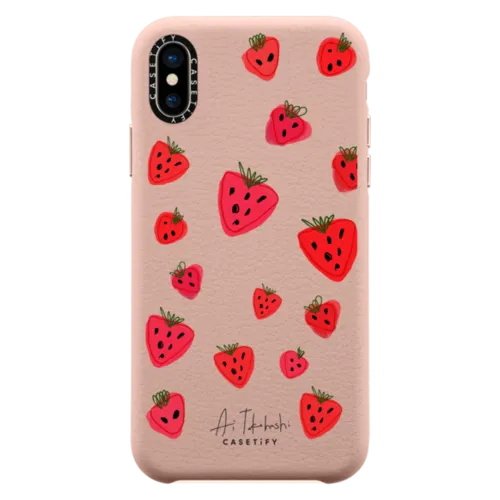 iPhone XS - Strawberry Pattern
