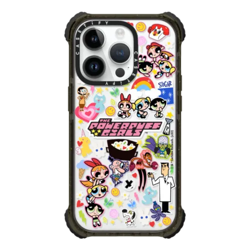 iPhone 14 Pro - The Powerpuff Girls Stickermania Case