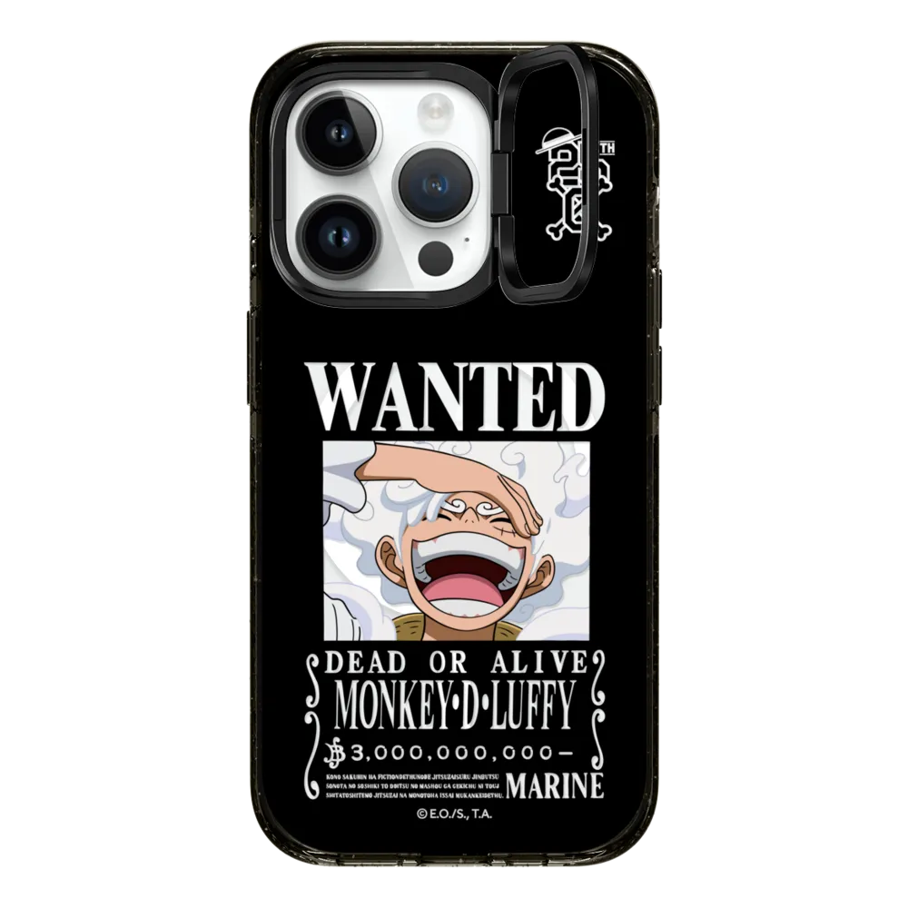 Impact Ring Stand iPhone 14 Pro Case MagSafe Compatible - WANTED Luffy Case
