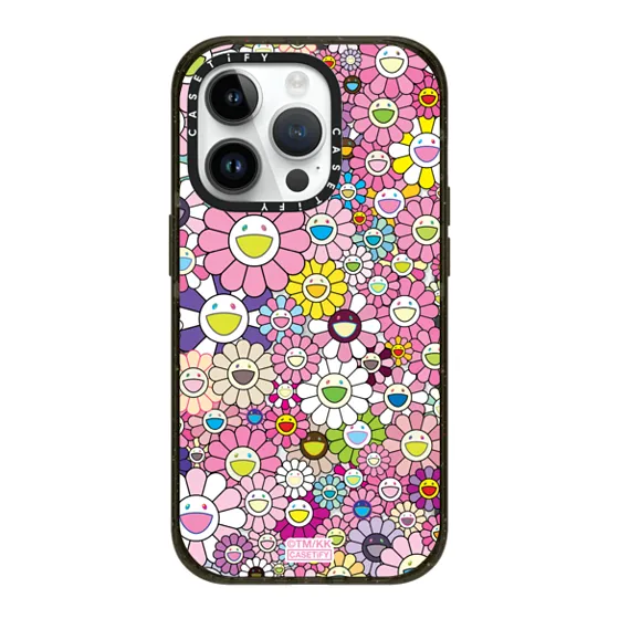 Impact iPhone 14 Pro Case - MULTI-FLOWERS (PINK) PHONE CASE
