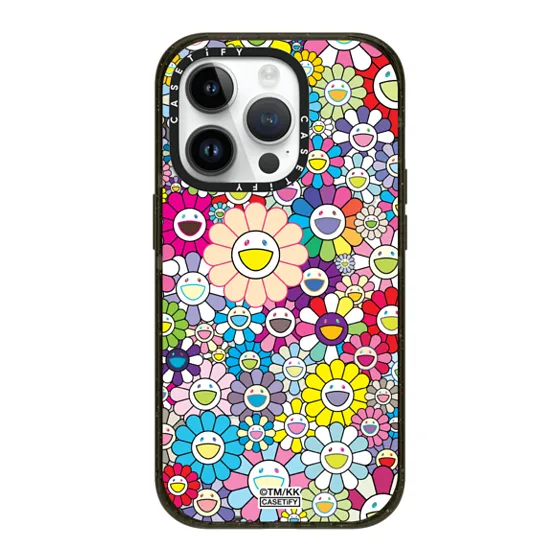 Impact iPhone 14 Pro Case - MULTI-FLOWERS (PINK) PHONE CASE
