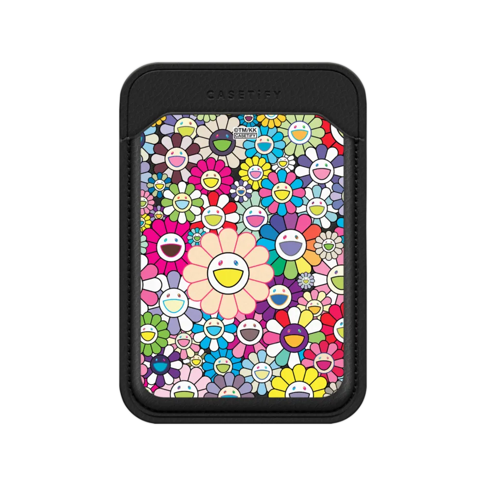 Snappy™ BioVeg Wallet MagSafe Compatible - FLOWERS BLOOM (RAINBOW) SNAPPY™ WALLET