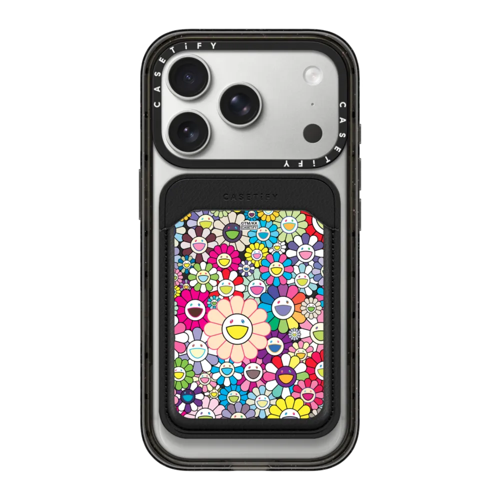 Snappy™ BioVeg Wallet MagSafe Compatible - FLOWERS BLOOM (RAINBOW) SNAPPY™ WALLET