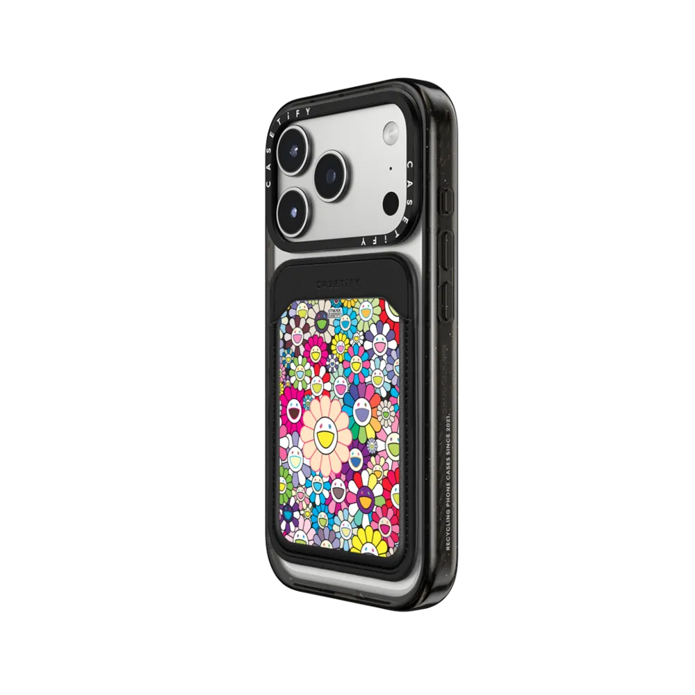 Snappy™ BioVeg Wallet MagSafe Compatible - FLOWERS BLOOM (RAINBOW) SNAPPY™ WALLET