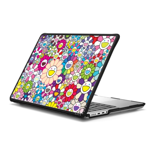 MacBook Pro 14-inch (M1 - M5) - FLOWERS BLOOM (RAINBOW) LAPTOP CASE