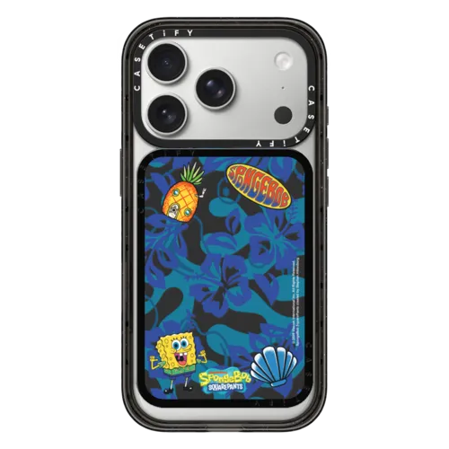 Snappy Cardholder Stand - SpongeBob Hibiscus Pattern Snappy Cardholder Stand