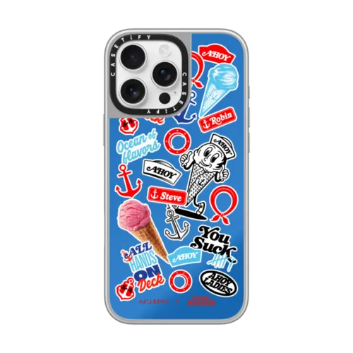 iPhone 16 Pro Max - Scoops Ahoy Stickermania Case - Blue Edition