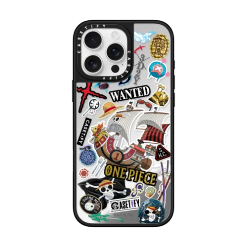 iPhone 16 Pro Max - ONE PIECE 25th Straw Hat Crew Sticker Case