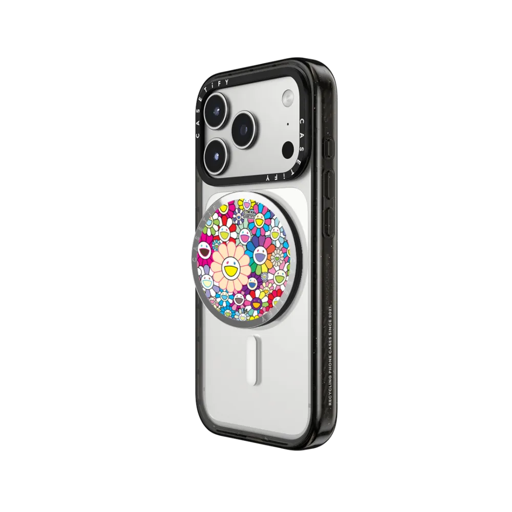 Snappy™ Mirror Grip Stand MagSafe Compatible - FLOWERS BLOOM (RAINBOW) SNAPPY™ GRIP STAND