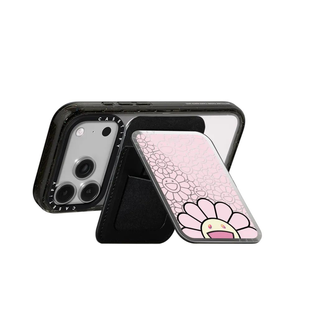 Snappy™ Mirror Cardholder Stand MagSafe Compatible - SMILE (PINK) SNAPPY™ CARDHOLDER STAND