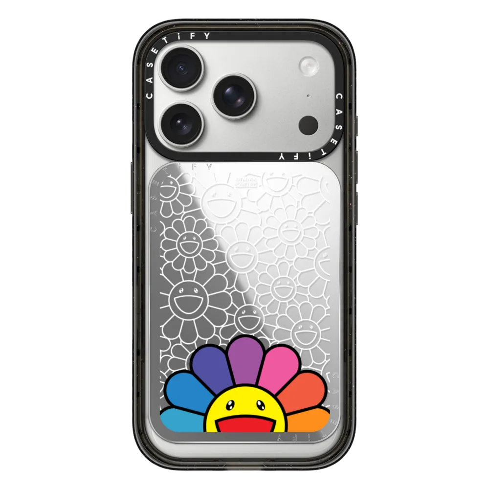 Snappy™ Mirror Cardholder Stand MagSafe Compatible - SMILE (RAINBOW) SNAPPY™ CARDHOLDER STAND