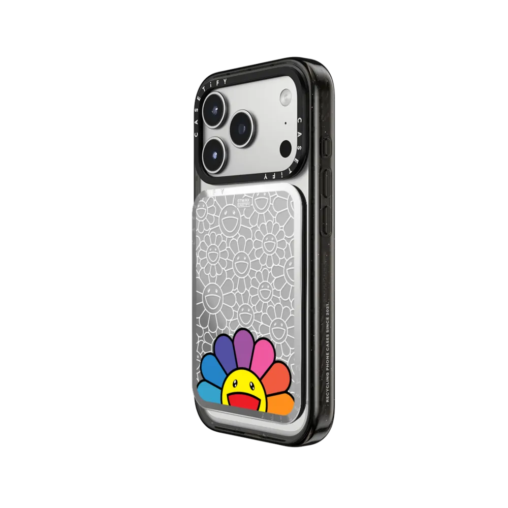 Snappy™ Mirror Cardholder Stand MagSafe Compatible - SMILE (RAINBOW) SNAPPY™ CARDHOLDER STAND