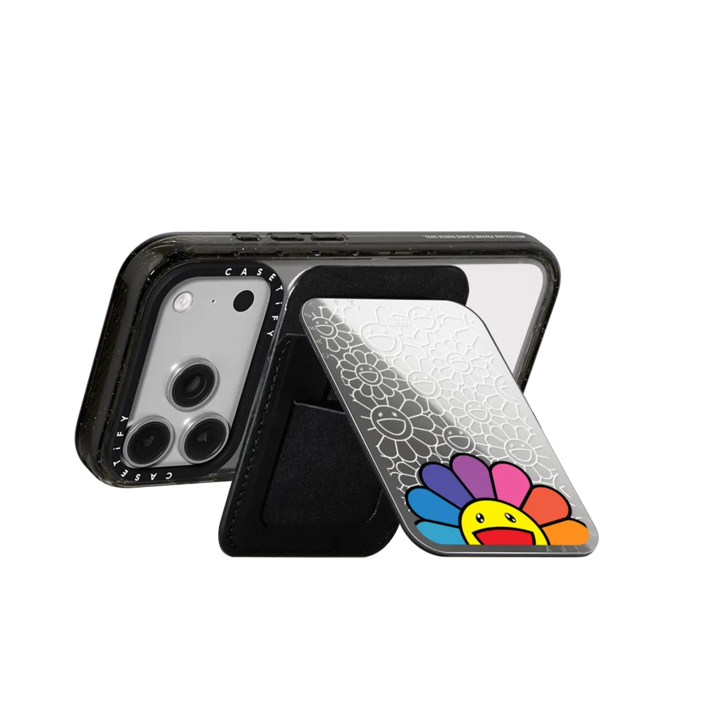 Snappy™ Mirror Cardholder Stand MagSafe Compatible - SMILE (RAINBOW) SNAPPY™ CARDHOLDER STAND