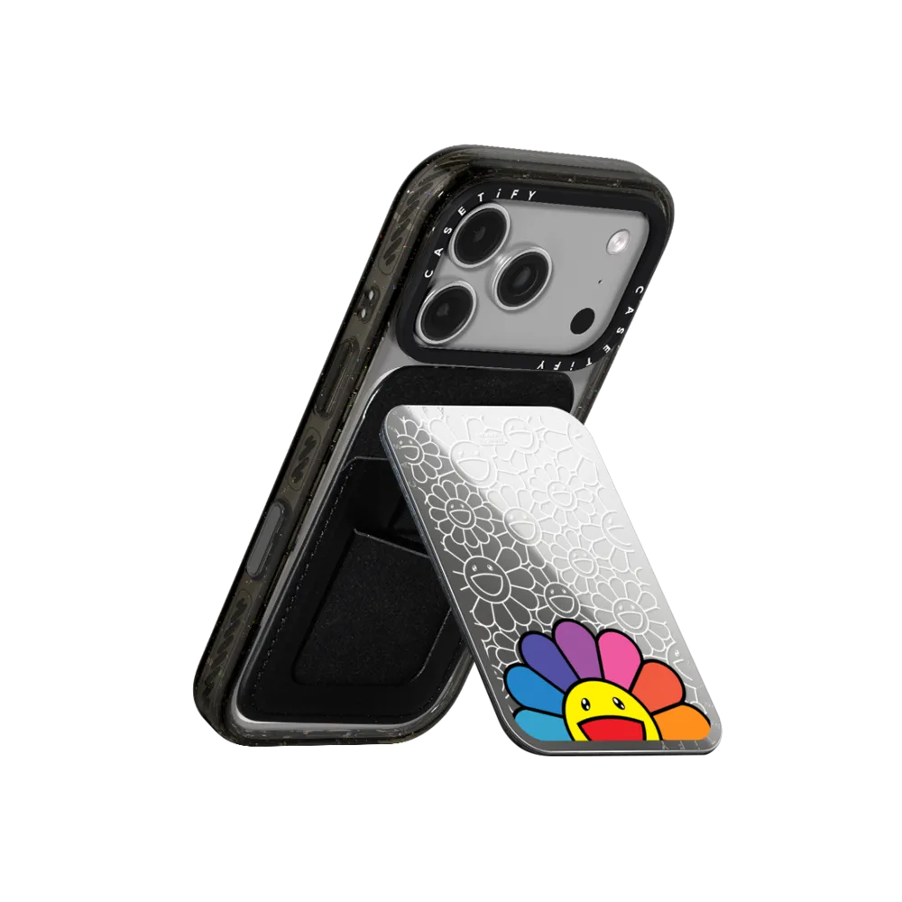 Snappy™ Mirror Cardholder Stand MagSafe Compatible - SMILE (RAINBOW) SNAPPY™ CARDHOLDER STAND