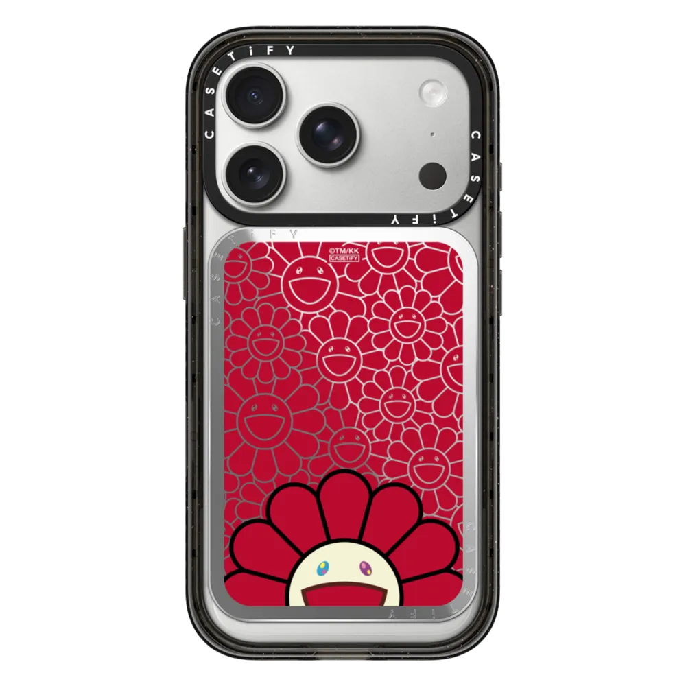 Snappy™ Mirror Cardholder Stand MagSafe Compatible - SMILE (RED) SNAPPY™ CARDHOLDER STAND