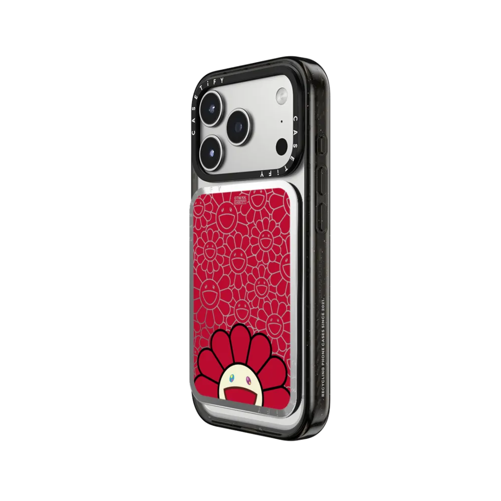 Snappy™ Mirror Cardholder Stand MagSafe Compatible - SMILE (RED) SNAPPY™ CARDHOLDER STAND