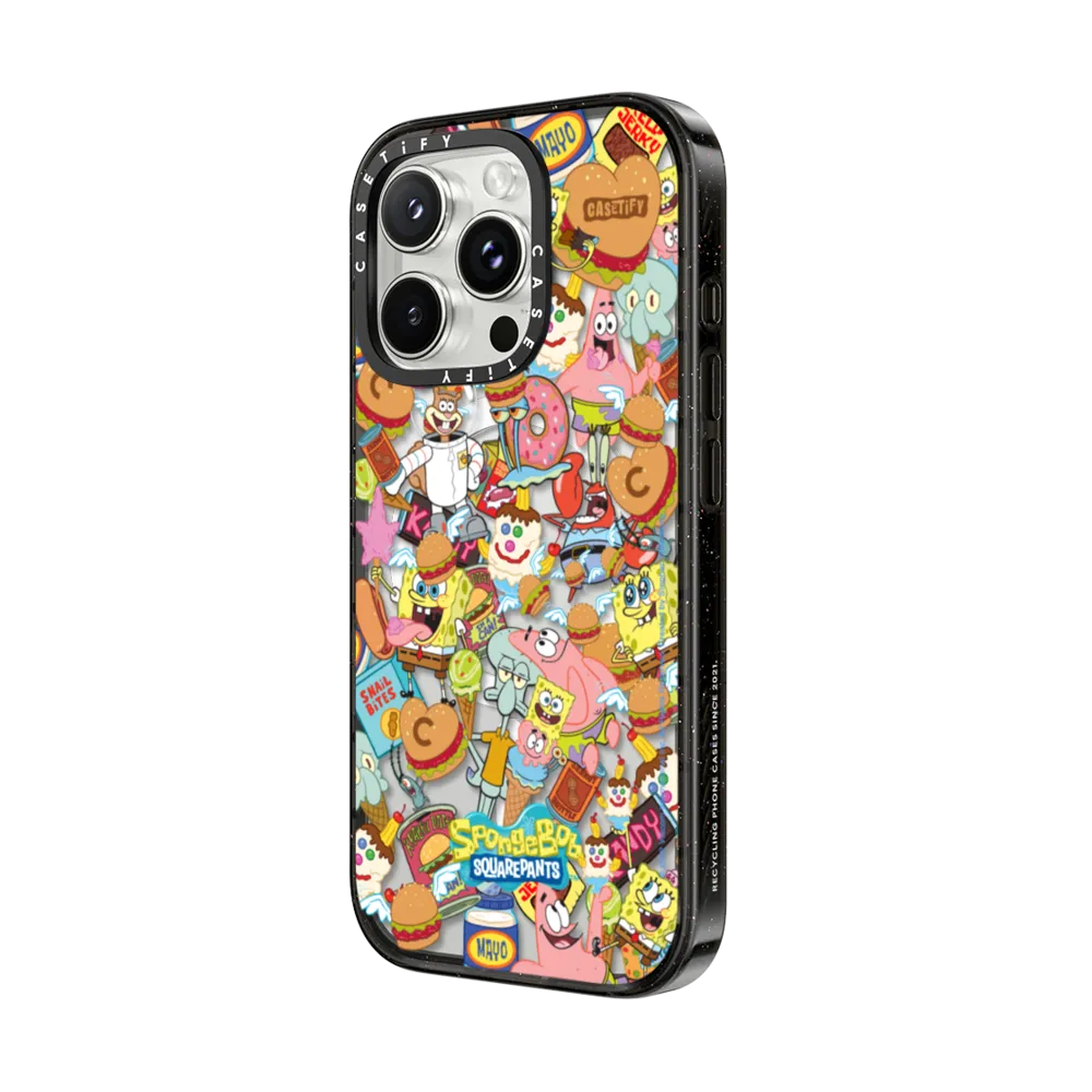 Impact iPhone 16 Pro Max Case MagSafe Compatible - SpongeBob Picnic Jumble Case