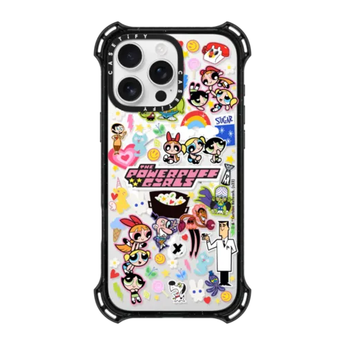 iPhone 16 Pro Max - The Powerpuff Girls Stickermania Case
