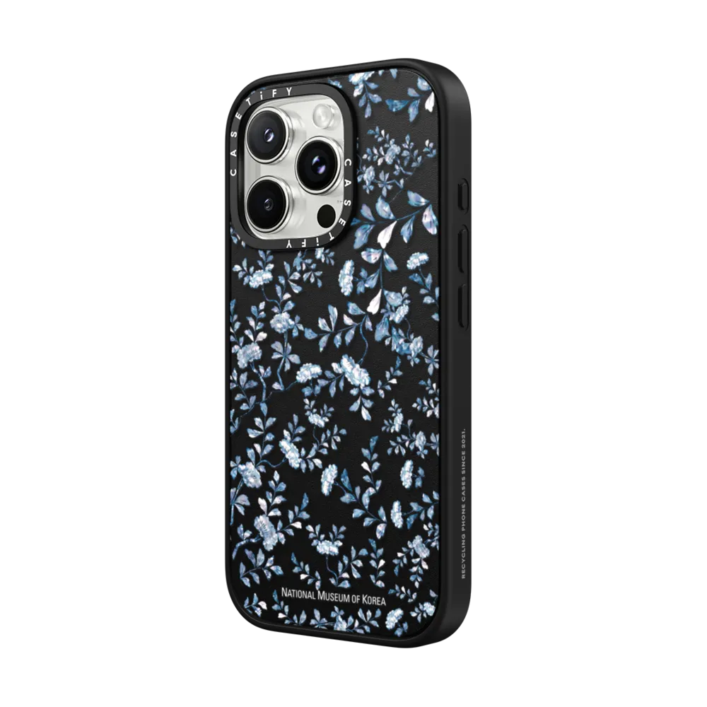 Impact iPhone 16 Pro Max Case MagSafe Compatible - NMK Blue Nacre Case